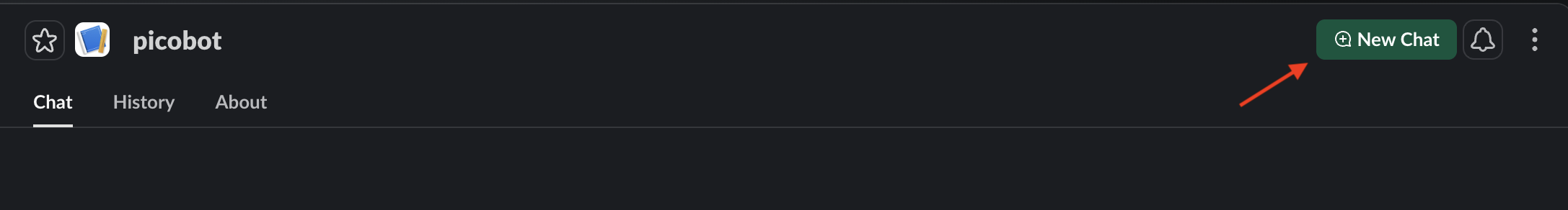New Chat button in Slack UI New Chat button in Slack UI